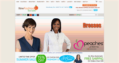 Desktop Screenshot of newfashionscrubs.com